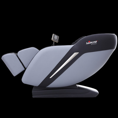 Ghế massage cao cấp Sankito S60-Plus, công nghệ con lăn massage đa diểm 4D, nhiệt hồng ngoại tiên tiến