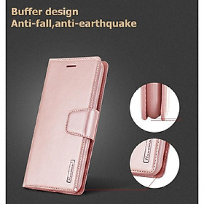 Bao da cho OPPO Reno12 5G, Reno 12F 5G hiệu Hanman dạng ví cài thẻ chống sốc cao cấp - Hàng chính hãng.