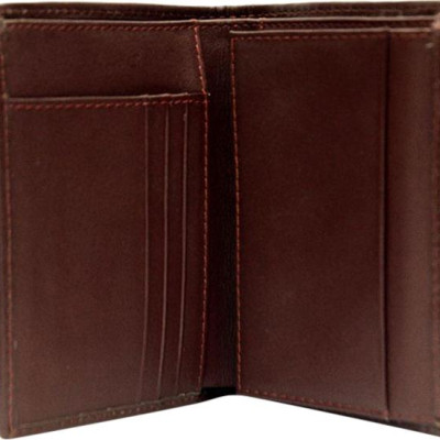 Ví Nam Da Cá Sấu Kiểu Đứng Huy Hoàng HT2229 (12.5 x 10 cm) - Nâu Đỏ