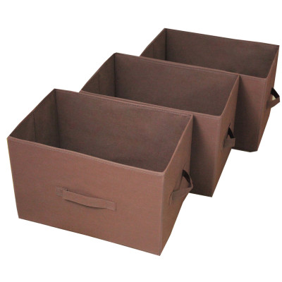 Bộ 3 chiếc thùng đựng đồ đa năng CA02 có thể cất giữ sách vở, đồ chơi - Combo 3 chiếc không nắp tùy chọn màu theo sở thích D Danido