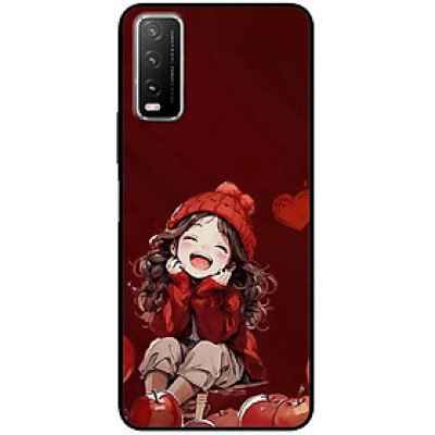 Ốp lưng cho Vivo Y12s - Y20 - Y20s - Y21 - Y21s - Y33s - Y33T - Cô Gái Yêu Đời - Hàng Chính Hãng