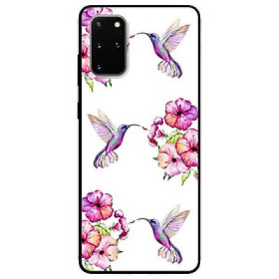 Ốp lưng dành cho Samsung S20 - S20 Plus - S20 Ultra mẫu Hoa Và Chim Hồng