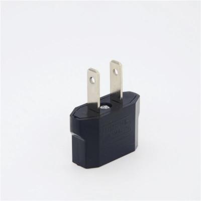 Phích Cắm Chuyển Đổi Chân Dẹt Sang Chân Tròn, Đầu Chuyển Đổi Phích Điện Nhỏ Gọn, Tiện Dụng Trong Gia Đình. TakyHome 8601