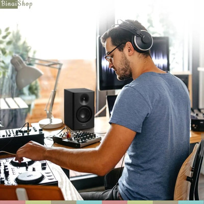 Edifier MR4 - Loa Kiểm Âm Công Suất 42W, Kết Nối TRS/RCA/AUX Cho Phòng Thu - Hàng chính hãng