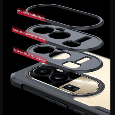 Ốp lưng chống sốc cho OPPOReno 10/10 Pro hiệu Xundd Fitted Armor Case trang bị túi khí bảo vệ góc, gờ bảo vệ camera - hàng nhập khẩu