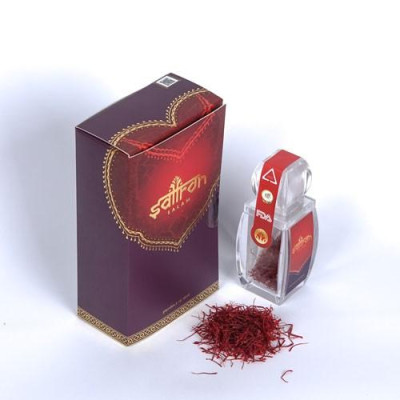 Nhụy Hoa Nghệ Tây Saffron Salam 1Gram/hộp Saffron Việt Nam Tặng Mật ong ngâm Saffron 100ml