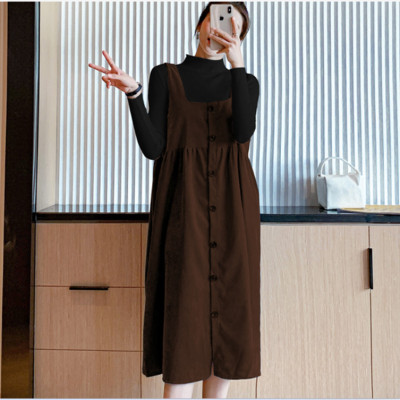 ĐẦM BẦU  VÁY BẦU CÔNG SỞ  YẾM THỜI TRANG SOCOLA MẶC ĐƯƠC 2 MĂT TRƯỚC SAU không kèm áo  thun