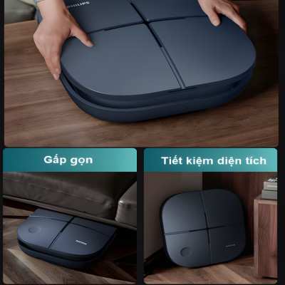 Bồn ngâm chân, kiêm máy massage chân tự động thương hiệu Hà Lan cao cấp Philips PPM5103F - Hàng nhập khẩu