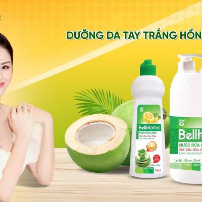 Nước Rửa Chén Công Nghệ Sinh Học Bell Home Hương Chanh 1,6 KG