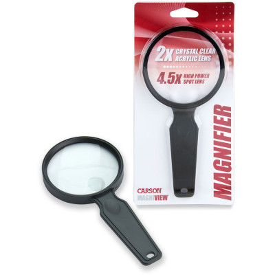  Kính lúp có cán cầm tay Carson Magniview 2x (4.5x)  DS-36 - Hàng Chính Hãng