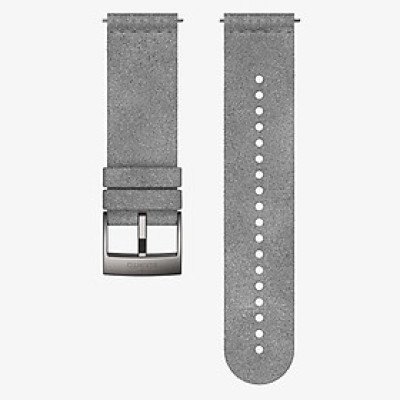 DÂY ĐEO MICROFIBER TEXTILE STRAP 24MM THAY THẾ ĐỒNG HỒ SUUNTO 9 SUUNTO 7  MÀU XÁM - ĐEN