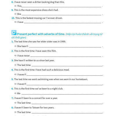 Bài Tập Viết Lại Câu Tiếng Anh ( Ôn Thi Vào Lớp 10 Và 10 Chuyên )