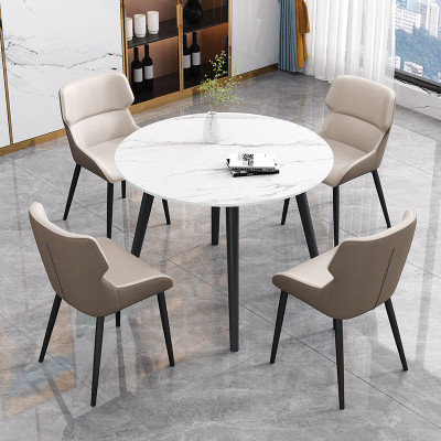 Bàn ăn mặt đá tròn 1m TN1236-10E Nội thất Capta 