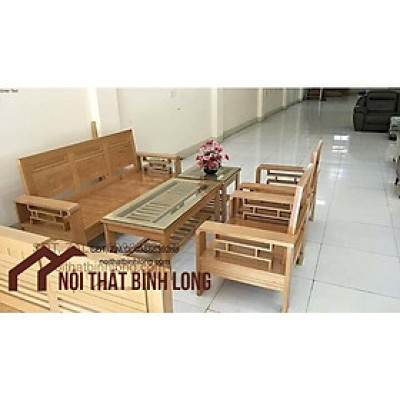 Bộ bàn ghế gỗ sồi Nga giá thật