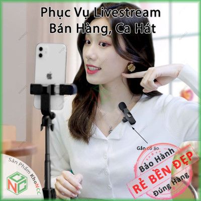 (Chuyên Nghiệp) 02 Micro Thu Âm Gắn Cổ Áo KhoNCC Hàng Chính Hãng Giúp Âm Thanh Sắc Nét - Lọc Nhiễu - Phục Vụ Bán Hàng - Đào Tạo LiveStream - Hát Karaoke Trực Tuyến - KLM-2MicK9Pro 
