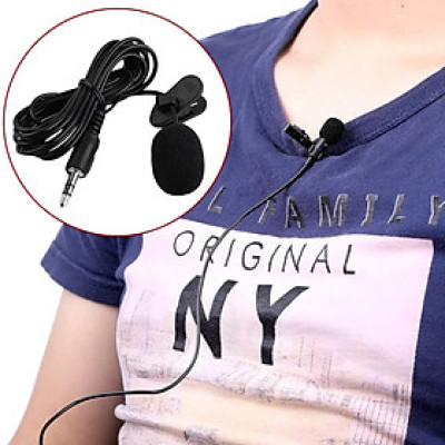 Micro Mic Thu Âm Chân 3.5mm Dành Cho Điện Thoại, Máy Quay, Máy Trợ Giảng - Hàng Nhập Khẩu