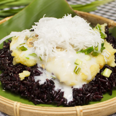 Gạo Nếp Cẩm - Gạo Ông Thọ Túi 1Kg - Thơm ngọt mềm dẻo, tốt cho sức khỏe