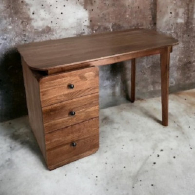 Bàn làm việc 3 ngăn kéo SM03CT Tundo KT Ngang 120 x Sâu 55 x Cao 76cm