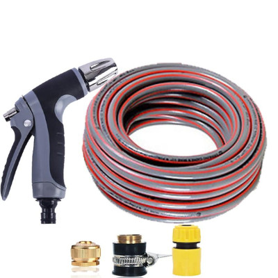 Bộ dây và vòi xịt rửa xe tưới cây tăng áp 7-10M(cút nhựa nối đồng nhựa) 206817