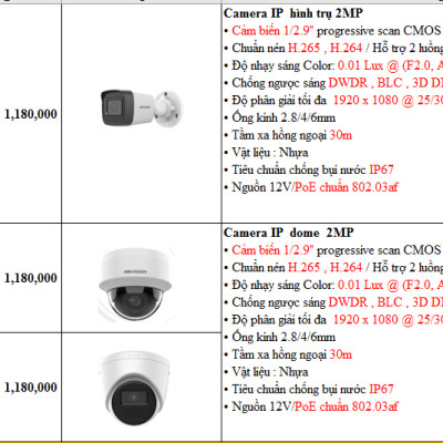 Camera IP hồng ngoại 2.0 Hikvision DS-2CD1323G0E-I(L) HÀNG CHÍNH HÃNG
