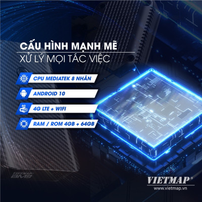 VIETMAP BM9 - Thiết bị dành cho màn hình theo xe ô tô - Tích hợp Dẫn đường - Vietmap S2 Vietmap Live - Hàng chính hãng 