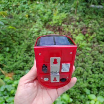 chuông báo động chống trộm hồng ngoại MS219 sử dụng năng lượng mặt trời