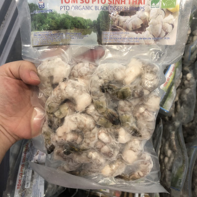 Tôm sú PTO sinh thái Seaprodex kích cỡ 41/50-250gr.