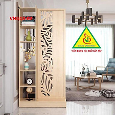 Vách ngăn kệ gỗ MDF VNG1K-02 - Nội thất lắp ráp Viendong ADV