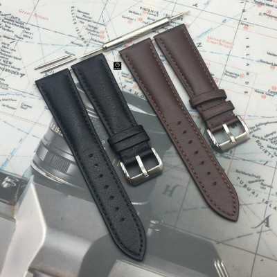 Dây Đồng Hồ Da Bò Italy Mềm Size 22mm 20mm 18mm [Kèm Chốt gắn và Dụng cụ tháo lắp]