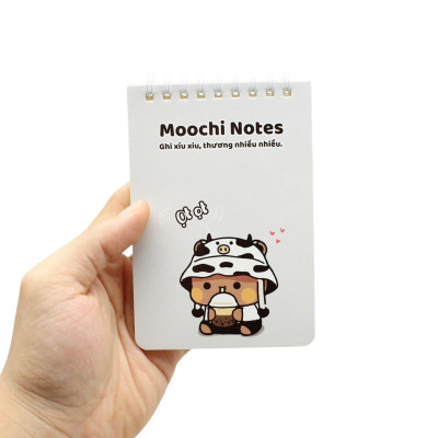 Sổ Lò Xo Moochi Notes B7 - Kẻ Ngang - 120 Trang 80gsm - The Sun 06