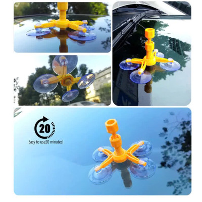 Phục Hồi Vết Rạn Nứt Kính Ô Tô Hiệu Quả Tại Nhà Với Keo Gắn Kính Và Phụ Kiện Chuyên Dụng