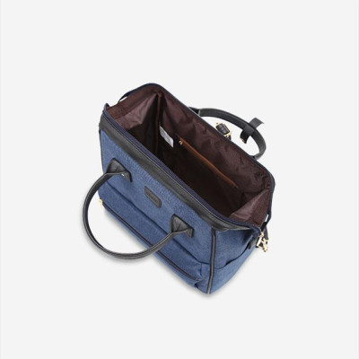 Balo công sở nam nữ dáng vuông IDIGO UBP2 - 418 - 00, ba lô du lịch đa năng nhỏ gọn