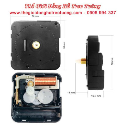 Máy Đồng Hồ EASTAR Kim Trôi Độ Chính Xác Cao – Bảo Hành 2 Năm – Bộ Kim Đen Có Dạ Quang – Tặng Pin Panasonic HI-TOP