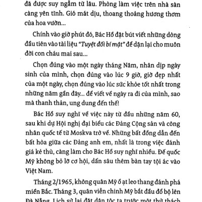 Bác Hồ Viết Di Chúc (Tái Bản)