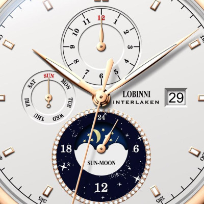Đồng hồ nam chính hãng LOBINNI L13056-1 (Phiên Bản Hot Nhất Hè 2020)