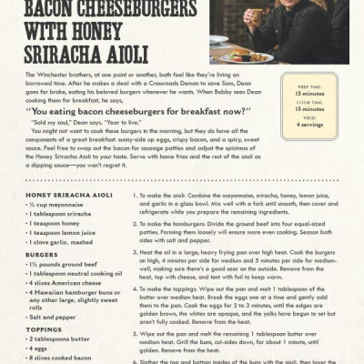 Supernatural: The Official Cookbook: Burgers, Pies And Other (Science Fiction Fantasy)