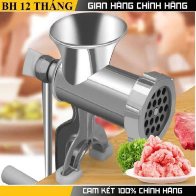 Máy xay thịt đa năng bằng tay cỡ đại bằng Nhôm cao cấp siêu bền
