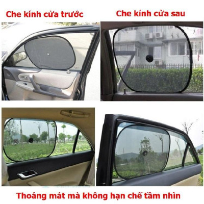 Bộ 6 tấm lưới che nắng Ô tô chống tia UV đạt chuẩn