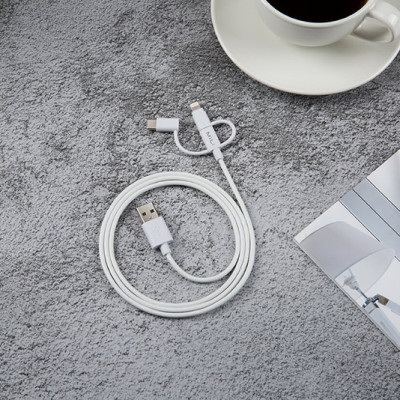 Dây Cáp Sạc 3 Trong 1 MicroUSB/USB Type-C/Li - MiLi 1m - HI-L31 - Hàng Chính Hãng