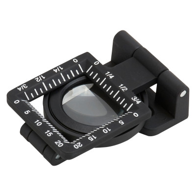  Kính lúp kiểm tra sợi vải có thước đo Carson 6.5x LT-20 - Hàng Chính Hãng