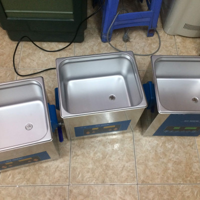 Bể rửa siêu âm Gtsonic VGT-2013QTD, 13L giúp tẩy rửa, làm sạch, vệ sinh, bảo dưỡng các vật dụng phòng thí nghiệm, công nghiệp cơ khí, dụng cụ nha khoa/y tế, dung cụ gia đình, trang sức, đồng hồ – Hàng Chính Hãng
