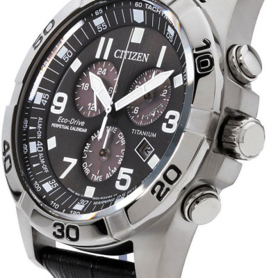 Đồng Hồ Nam Citizen Dây Da BL5551-14H - Mặt Xám