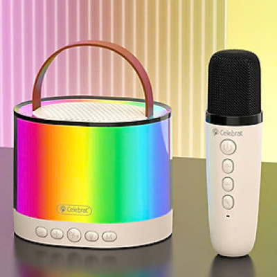 Loa Bluetooth Celebrat SP-18 tặng kèm Micro hát Karaoke gia đình , âm thanh vòm, hàng chính hãng, cho dùng thử 30 ngày