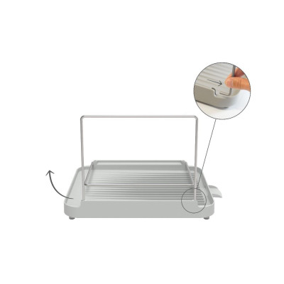 Kệ úp chén bát 2 tầng Joseph Joseph Duo (Grey) - 006353