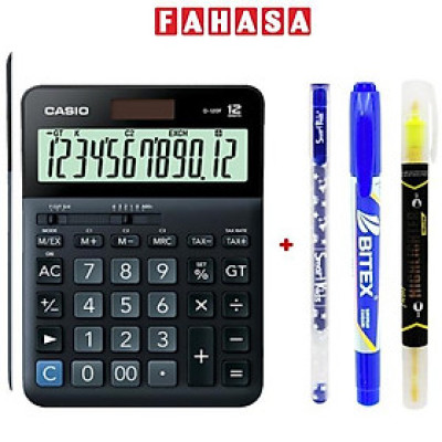 Máy Tính Văn Phòng Casio D - 120F - Kèm Quà Chất