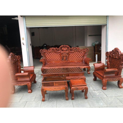Bộ bàn ghế hoàng gia siêu đẹp sang trọng - Đồ Gỗ Bình Long 0388 639 288