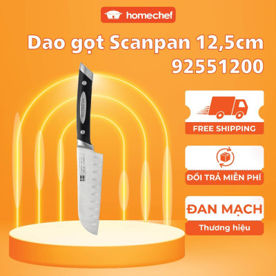 Dao thái, dao cắt gọt chống dính đa năng Scanpan Classic 12.5cm 92551200, thép không gỉ cao cấp