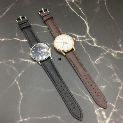 Dây Đồng Hồ Da Bò Italy Mềm Size 22mm 20mm 18mm [Kèm Chốt gắn và Dụng cụ tháo lắp]