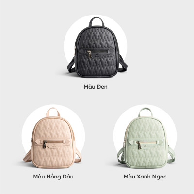 Balo Yuumy ( Thời trang nữ thiết kế khóa kéo cách điệu - Balo da Seasand YBA89 )