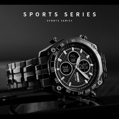  Đồng hồ đeo tay SKMEI 1302 Men Quartz 3ATM Không thấm nước 